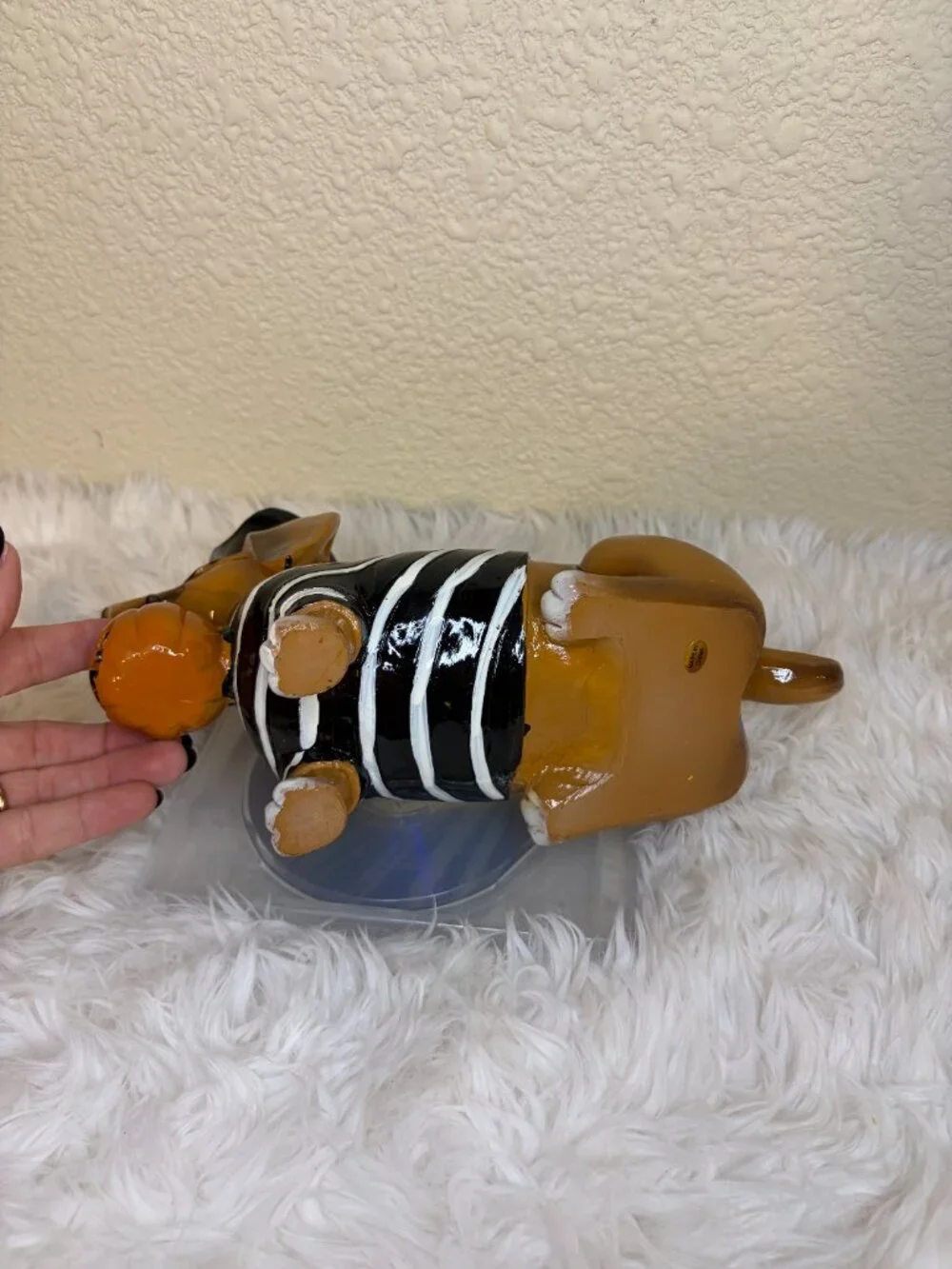 Halloween Dachshund Wiener Dog Pirate Pumpkin Trick or Treat Figurine